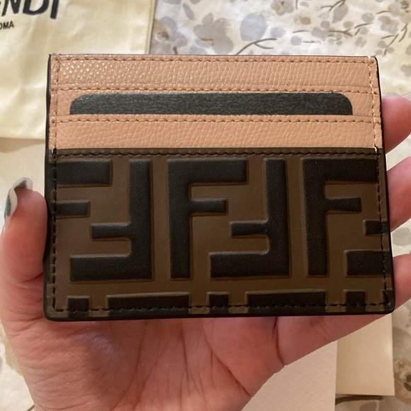Fendi card holder FF Motfi calfskin leather NWB - Picture 7 of 9